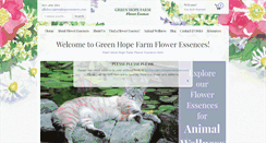 Desktop Screenshot of greenhopeessences.com
